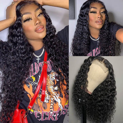 HD Lace 5x5 Deep Curly Closure Wig | Premium Human Hair