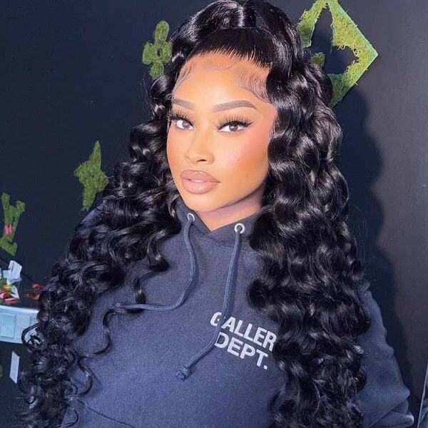 Luxurious Loose Wave 4x4 Lace Closure Wig | Premium Human Hair