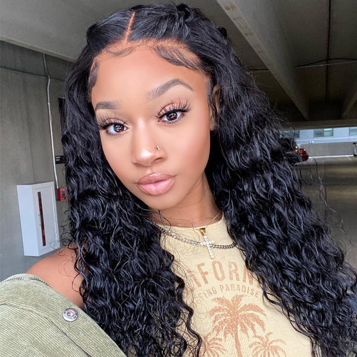 13x4 Water Wave Lace Front Wig | Premium Human Hair