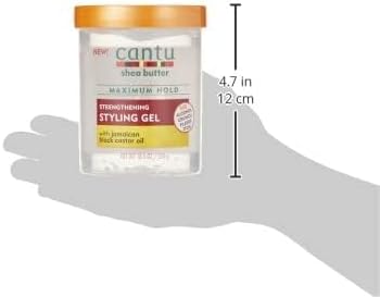 Cantu Strengthening Styling Gel with Jamaican Black Castor Oil 524g