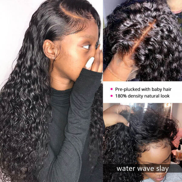 HD Lace 5x5 Water Wave Closure Wig | Premium Human Hair