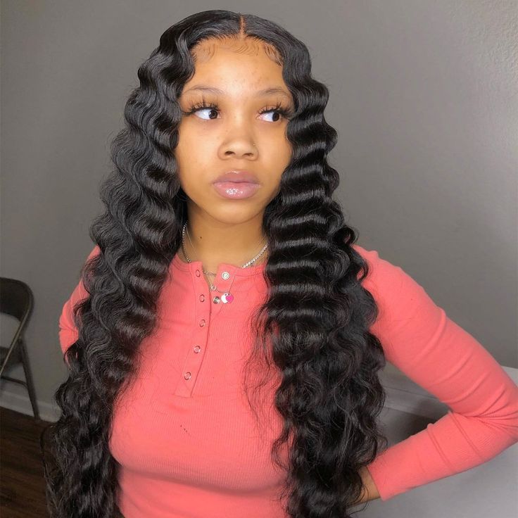 Exquisite 13x4 Deep Wave Lace Front Wig | Premium Human Hair