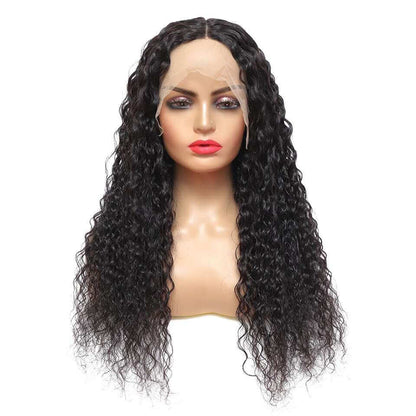 Elegant Water Wave 13x6 Lace Front Wig | Premium Human Hair