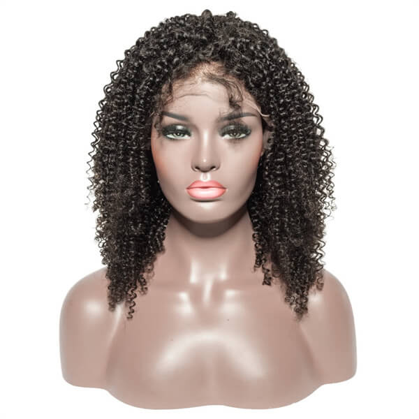 Natural Kinky Curly 13x4 Lace Front Wig | Premium Human Hair