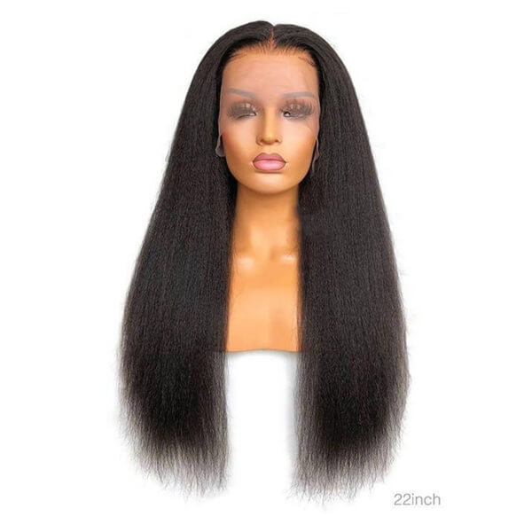 13x4 Kinky Straight Lace Front Wig | Premium Human Hair