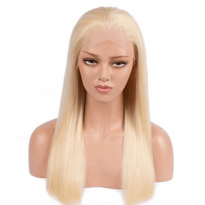 13x4 #613 Blonde Straight Lace Front Wig | Premium Human Hair