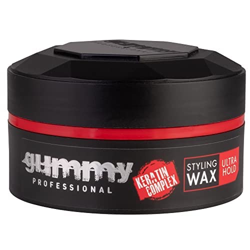 Gummy Hair Styling Gel Wax Ultra Hold, Red, 150 Millilitre, 1 qty