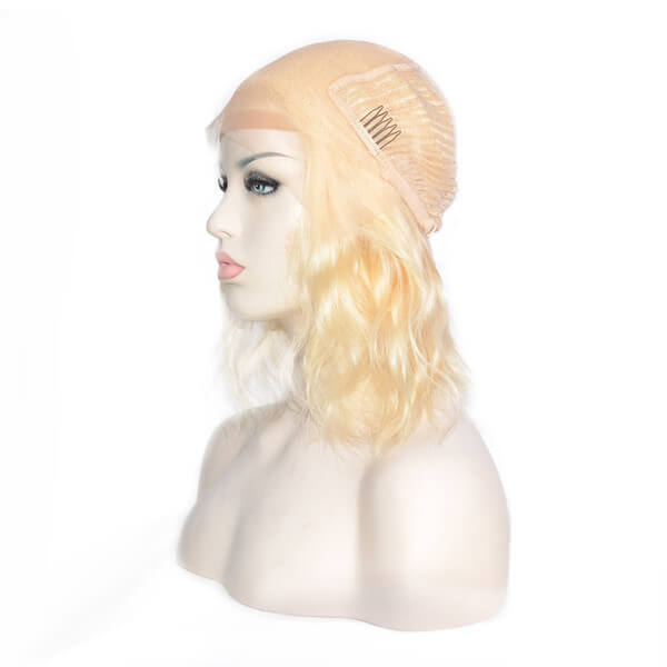 Glamorous Blonde Bob 13x4 Lace Front Wig | Premium Human Hair