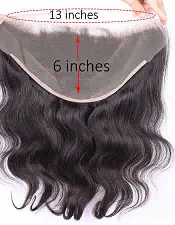 Premium #1B Natural Black Body Wave Bundles with 13×6 Frontal | 100% Human Hair