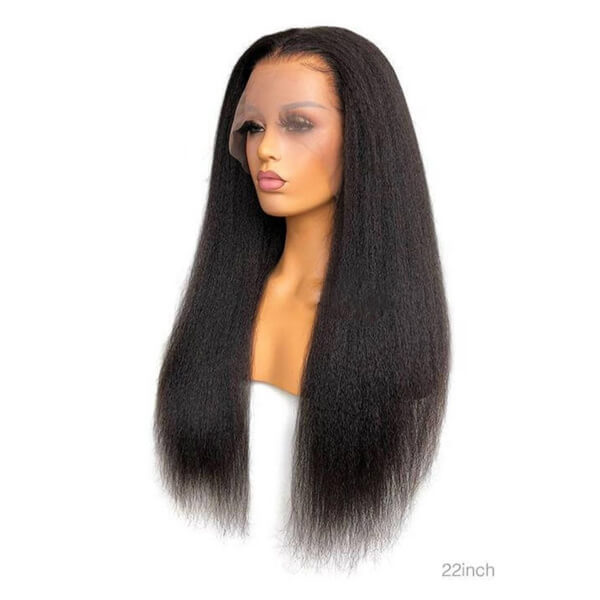 HD Lace 13x4 Kinky Straight Lace Front Wig | Premium Human Hair