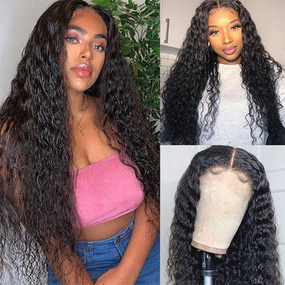 HD Lace 5x5 Water Wave Closure Wig | Premium Human Hair