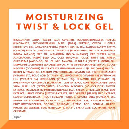 Cantu Moisturizing Twist & Lock Gel 370g