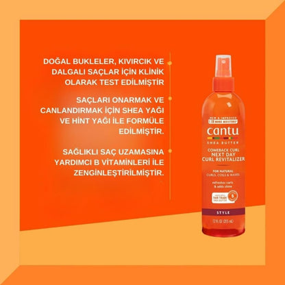 Cantu Comeback Curl Next Day Revitalizer 355ml