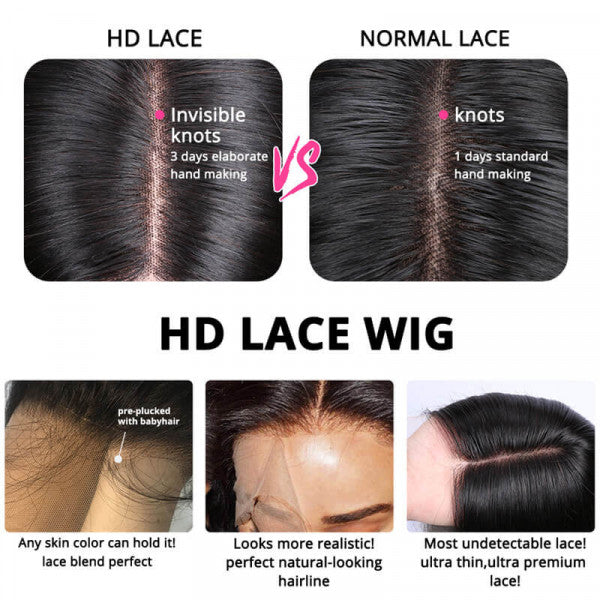 HD Lace 5x5 Kinky Curly Closure Wig | Premium Human Hair