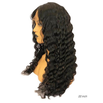 Voluminous Deep Wave 13x6 Lace Front Wig | Premium Human Hair