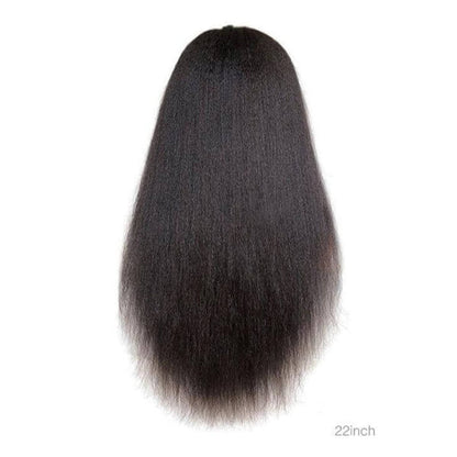 Luxurious Kinky Straight 4x4 Lace Closure Wig | Premium Human Hair