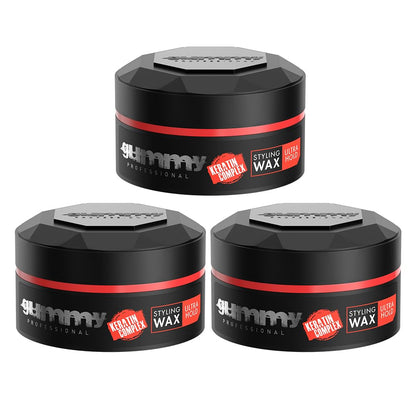 Gummy Hair Styling Gel Wax Ultra Hold, Red, 150 Millilitre, 1 qty