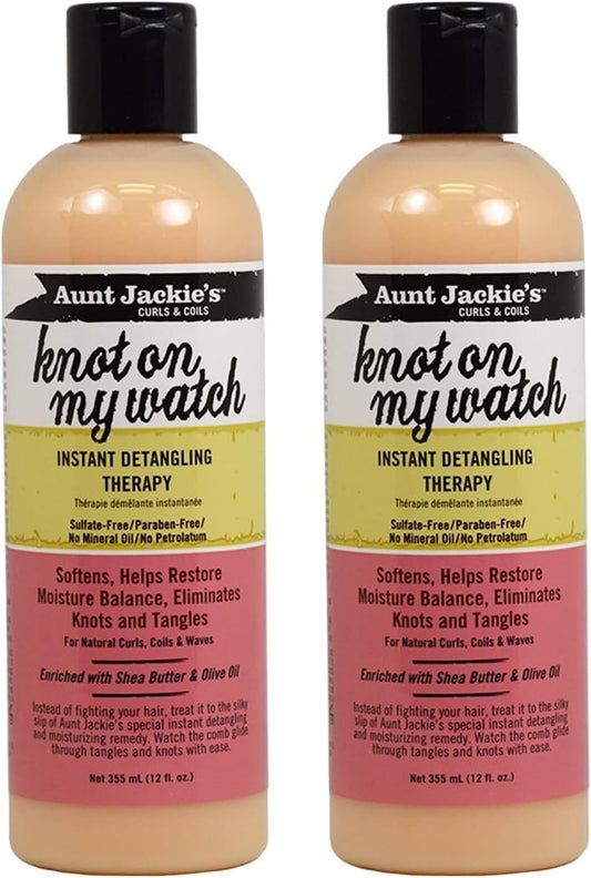 Aunt Jackies Knot On My Watch Detangling Therapy 12oz (354ml) (2 Pack)