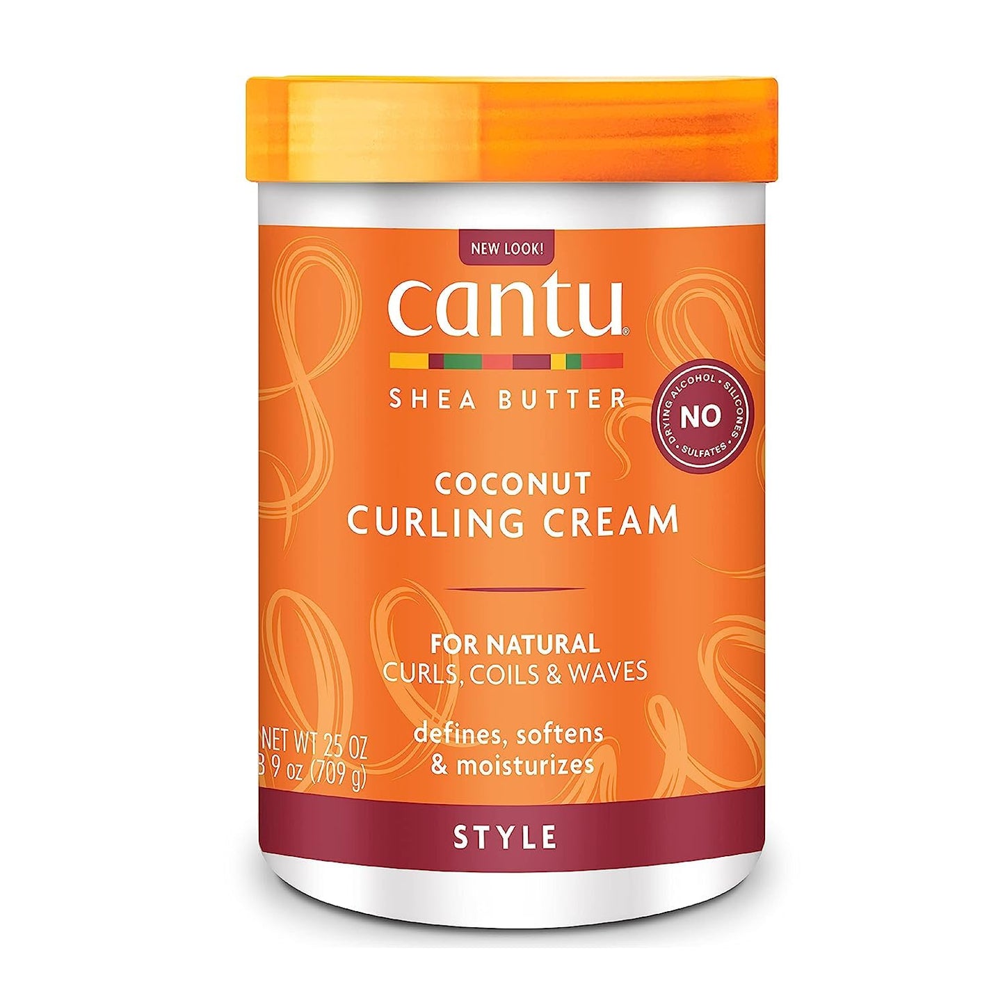 Cantu Shea Butter For Natural Hair Coconut Curling Cream, 340g