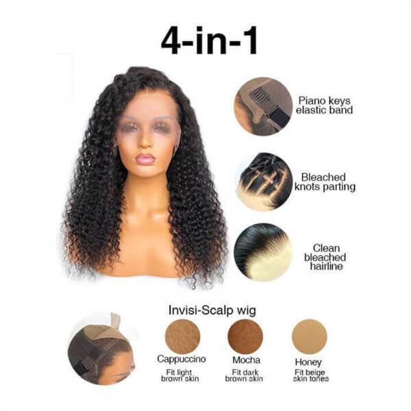 HD Lace 13x6 Kinky Curly Lace Front Wig | Premium Human Hair