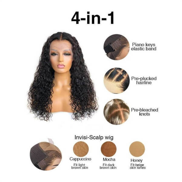 Glamorous Deep Curly 13x6 Lace Front Wig | Premium Human Hair