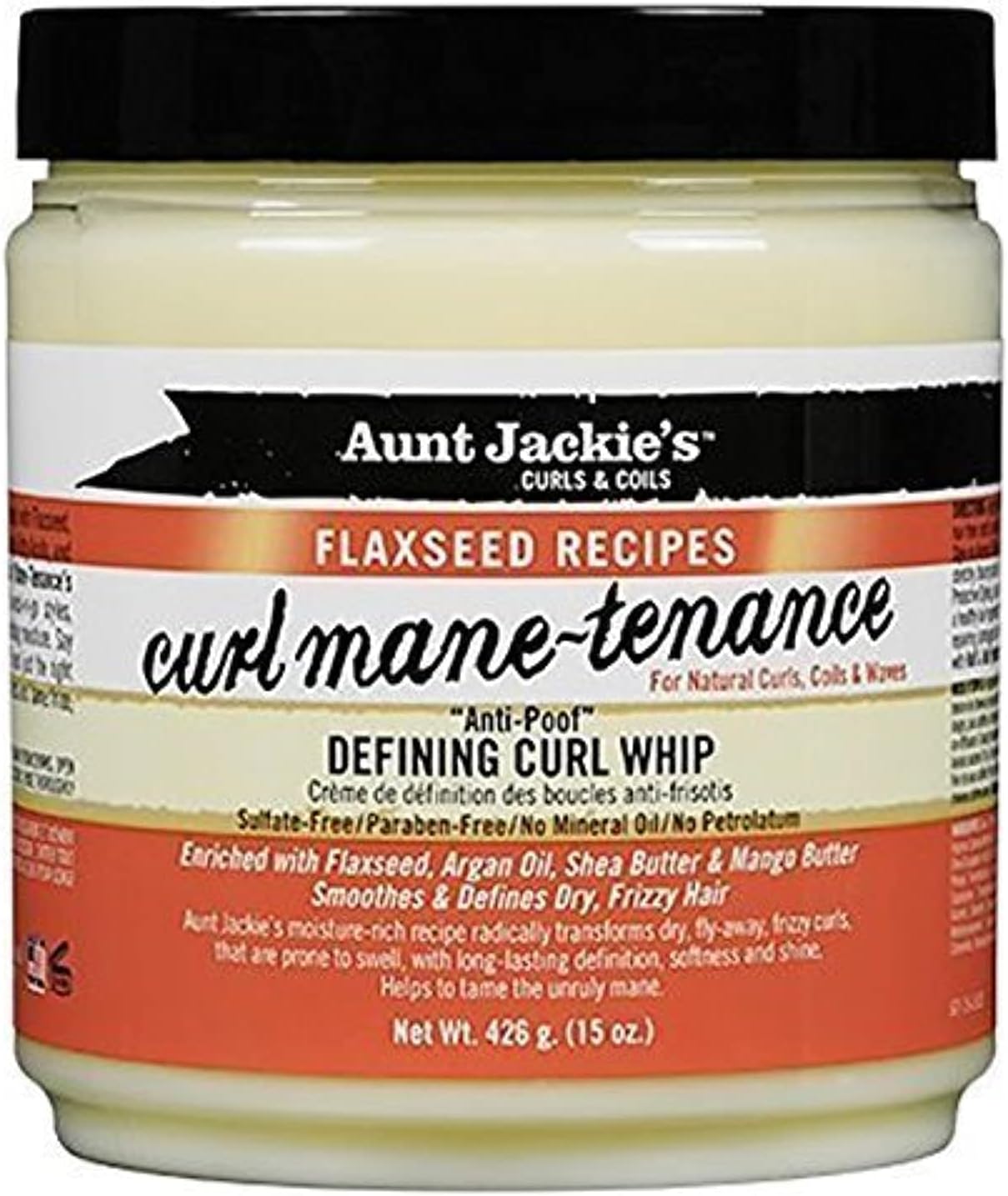 Aunt Jackies 426 g Flaxseed Mane Tenance Defining Curl Whip by Aunt Jackie's