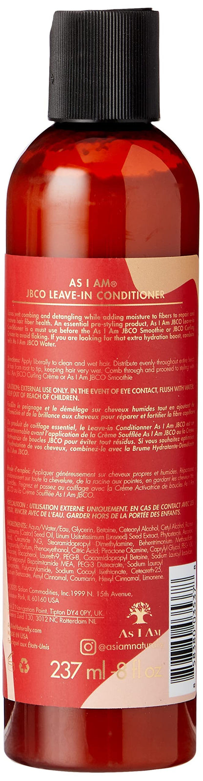 As I Am Jamaican Black Castor Oil Leave In Conditioner 237Ml