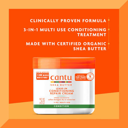 Cantu Leave-In Conditioning Repair Cream 453g