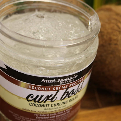 Aunt Jackies Coconut Creme Curl Boss Curling Glee Mousses, 426 g