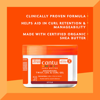 Cantu Moisturizing Twist & Lock Gel 370g