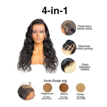 Effortless Natural Wave 13x6 Lace Front Wig | Premium Human Hair