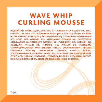 Cantu Wave Whip Curling Mousse 248ml