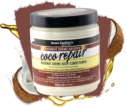 Aunt Jackies Coconut Creme Coco Repair Mousses, 436 ml