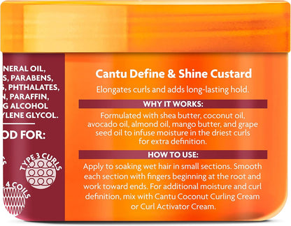 Cantu Define & Shine Custard 340g