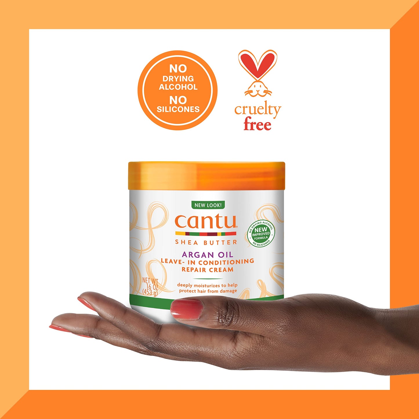 Cantu Argan Oil Leave-In Conditioning Repair Cream 453g