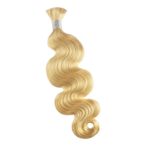 Premium Body Wave Braiding Hair Extensions #613 Blonde | 100% Human Hair