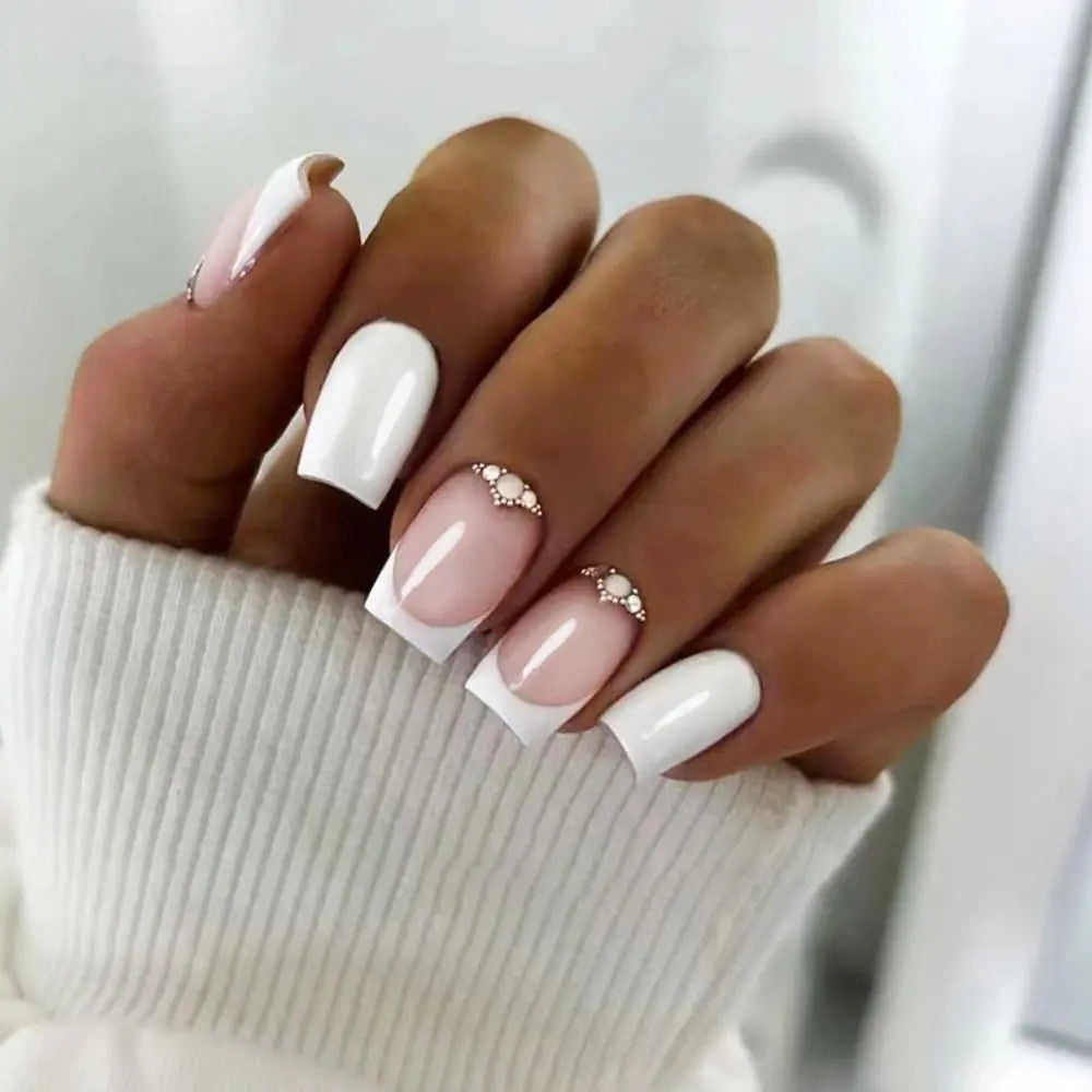 Elegant French Manicure Collection Press-On Nails