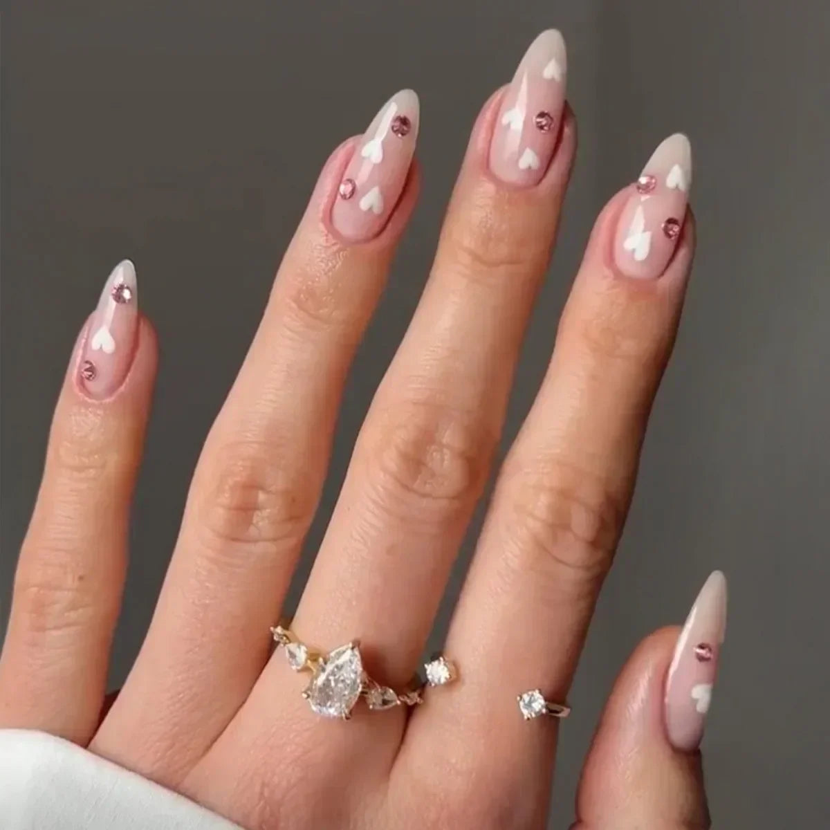 Mesmerizing Almond Diamond Collection Press-On Nails