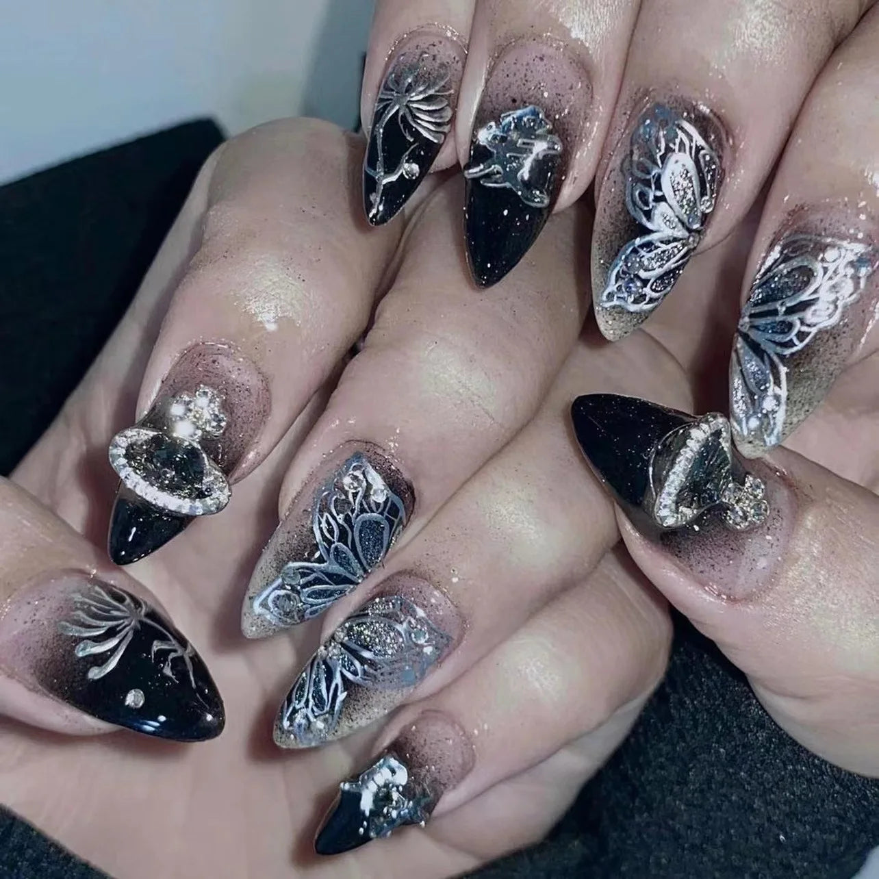 Opulent Celestial & Baroque Collection Press-On Nails