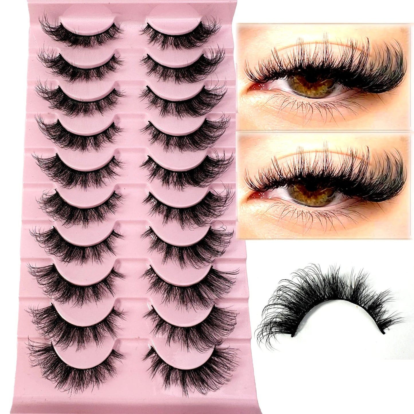 Winged Cat Eye Faux Mink Lashes