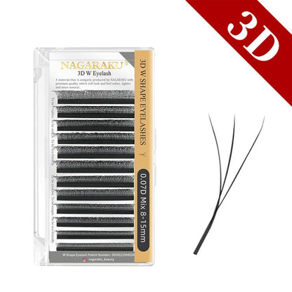 Premium W-Shape Automatic Flowering Eyelash Extensions