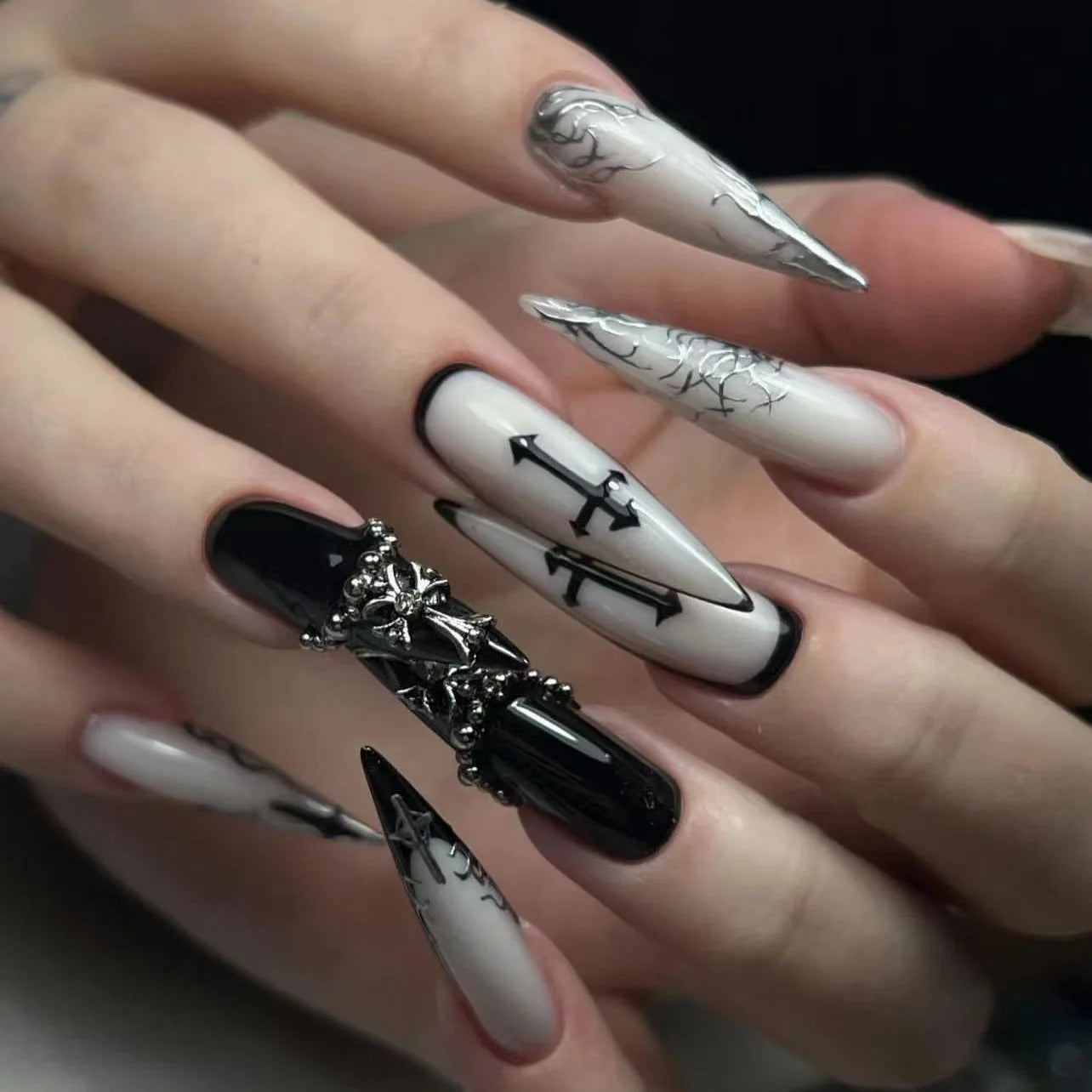 Opulent Celestial & Baroque Collection Press-On Nails