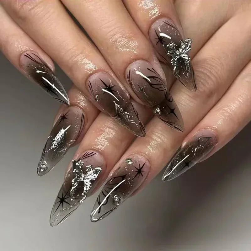 Mesmerizing Almond Diamond Collection Press-On Nails