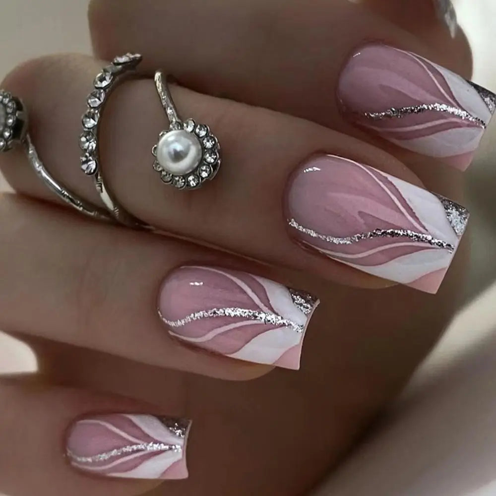 Elegant French Manicure Collection Press-On Nails