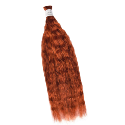 Premium Wet and Wavy Braiding Hair Extensions #350 Copper Red | 100% Human Hair